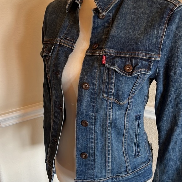 Levi’s Denim Trucker Jacket Size S - Picture 4 of 16